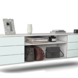 Lowboard Norfolk, Mint, hängend (180x49x35cm)