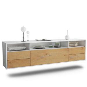 Lowboard Scottsdale, Eiche, hängend (180x49x35cm)