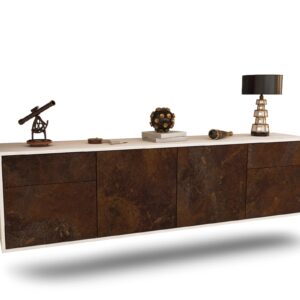 Lowboard Madison, Rost, hängend (180x49x35cm)