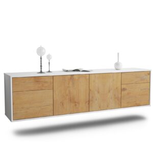 Lowboard Madison, Eiche, hängend (180x49x35cm)