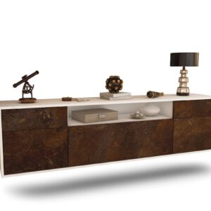 Lowboard Chesapeake, Rost, hängend (180x49x35cm)