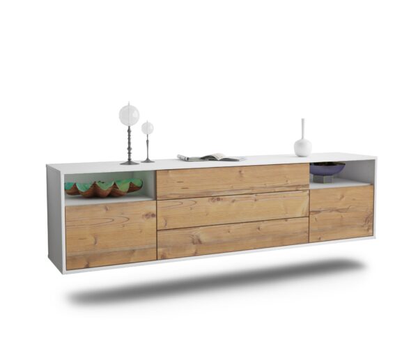 Lowboard Garland, Pinie, hängend (180x49x35cm)