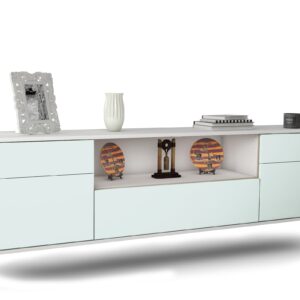 Lowboard Lubbock, Mint, hängend (180x49x35cm)