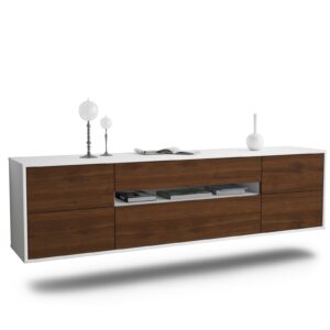 Lowboard Reno, Walnuss, hängend (180x49x35cm)