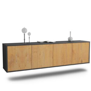 Lowboard Anaheim, Eiche, hängend (180x49x35cm)