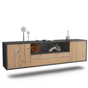 Lowboard Bakersfield, Pinie, hängend (180x49x35cm)