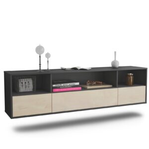 Lowboard Plano, Zeder, hängend (180x49x35cm)