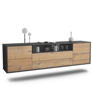 Lowboard Fort Wayne, Pinie, hängend (180x49x35cm)