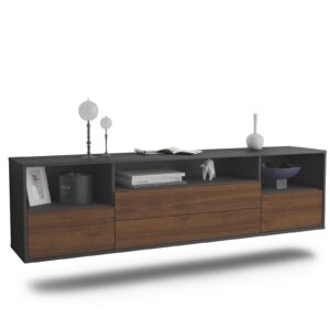 Lowboard Henderson, Walnuss, hängend (180x49x35cm)