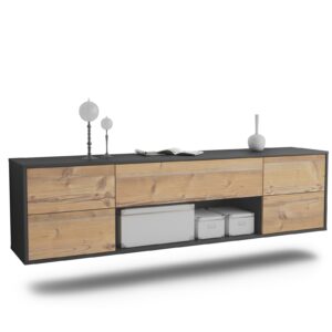 Lowboard Lincoln, Pinie, hängend (180x49x35cm)