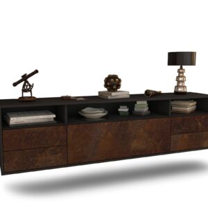 Lowboard Scottsdale, Rost, hängend (180x49x35cm)