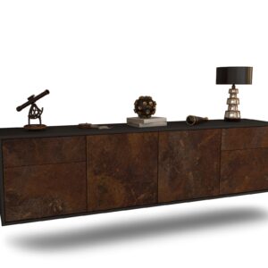 Lowboard Madison, Rost, hängend (180x49x35cm)