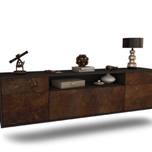 Lowboard Chesapeake, Rost, hängend (180x49x35cm)