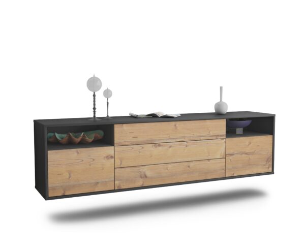 Lowboard Garland, Pinie, hängend (180x49x35cm)