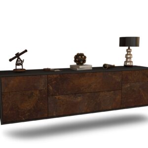Lowboard Chula Vista, Rost, hängend (180x49x35cm)