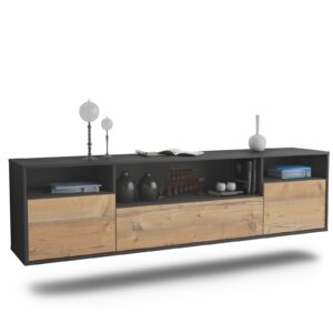 Lowboard Winston-Salem, Pinie, hängend (180x49x35cm)
