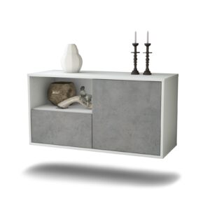 Lowboard Phoenix, Beton, hängend (92x49x35cm)