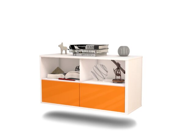 Lowboard San Antonio, Orange, hängend (92x49x35cm)
