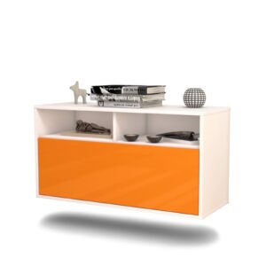 Lowboard Dallas, Orange, hängend (92x49x35cm)