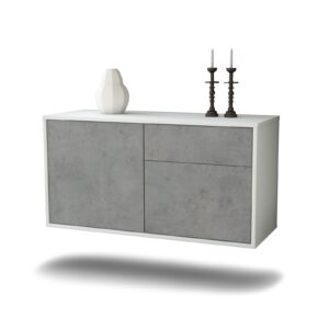 Lowboard San José, Beton, hängend (92x49x35cm)