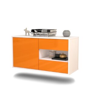 Lowboard Charlotte, Orange, hängend (92x49x35cm)