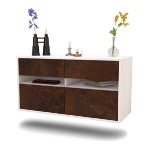 Lowboard Milwaukee, Rost, hängend (92x49x35cm)