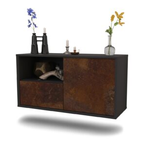 Lowboard Phoenix, Rost, hängend (92x49x35cm)