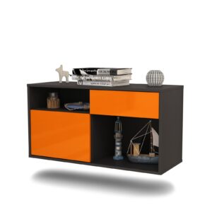 Lowboard San Francisco, Orange, hängend (92x49x35cm)