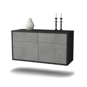 Lowboard Austin, Beton, hängend (92x49x35cm)