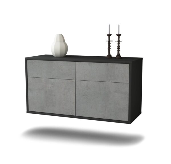 Lowboard Austin, Beton, hängend (92x49x35cm)