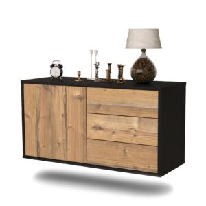 Lowboard Fort Worth, Pinie, hängend (92x49x35cm)