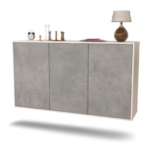 Sideboard Chattanooga, Beton, hängend (136x79x35cm)