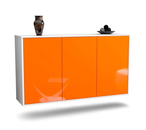 Sideboard Chattanooga, Orange, hängend (136x79x35cm)