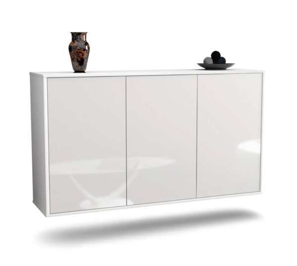Sideboard Chattanooga, Weiß, hängend (136x79x35cm)