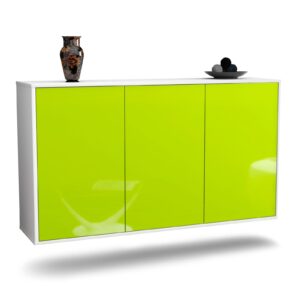 Sideboard Chattanooga, Grün, hängend (136x79x35cm)
