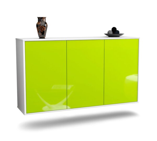 Sideboard Chattanooga, Grün, hängend (136x79x35cm)