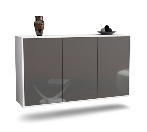 Sideboard Chattanooga, Grau, hängend (136x79x35cm)
