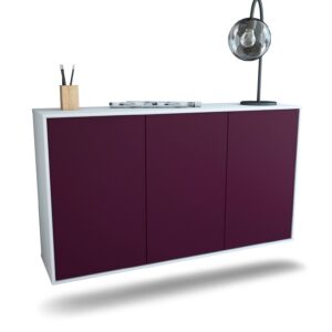Sideboard Chattanooga, Lila, hängend (136x79x35cm)