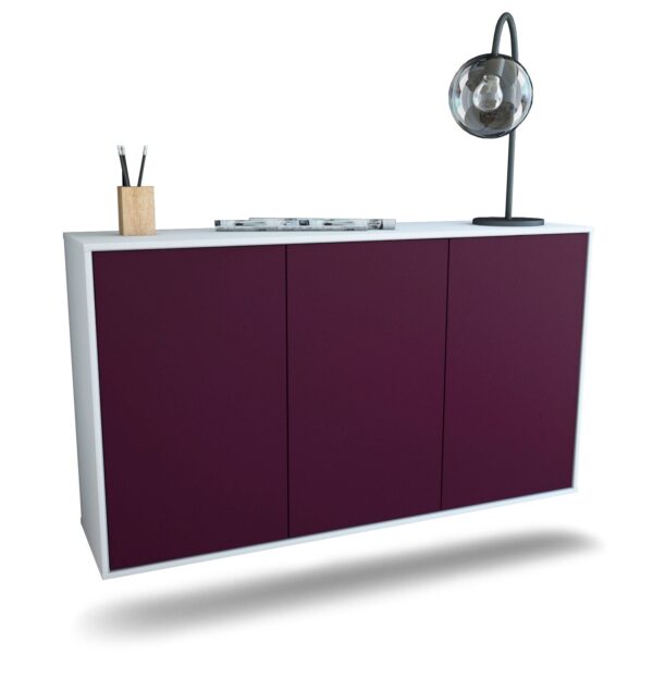 Sideboard Chattanooga, Lila, hängend (136x79x35cm)