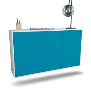 Sideboard Chattanooga, Türkis, hängend (136x79x35cm)