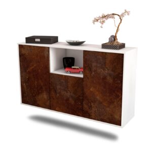 Sideboard Overland Park, Rost, hängend (136x79x35cm)