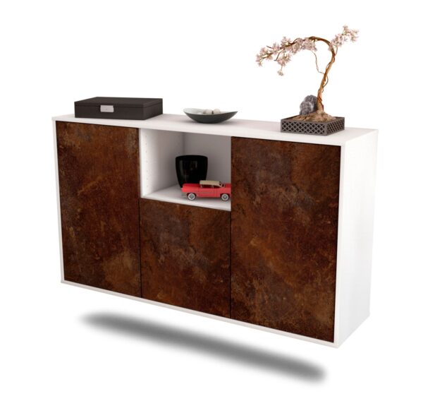 Sideboard Overland Park, Rost, hängend (136x79x35cm)