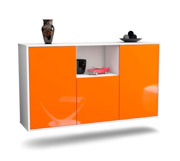 Sideboard Overland Park, Orange, hängend (136x79x35cm)