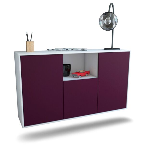 Sideboard Overland Park, Lila, hängend (136x79x35cm)