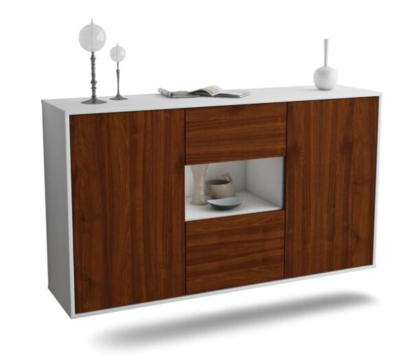 Sideboard Tallahassee, Walnuss, hängend (136x79x35cm)