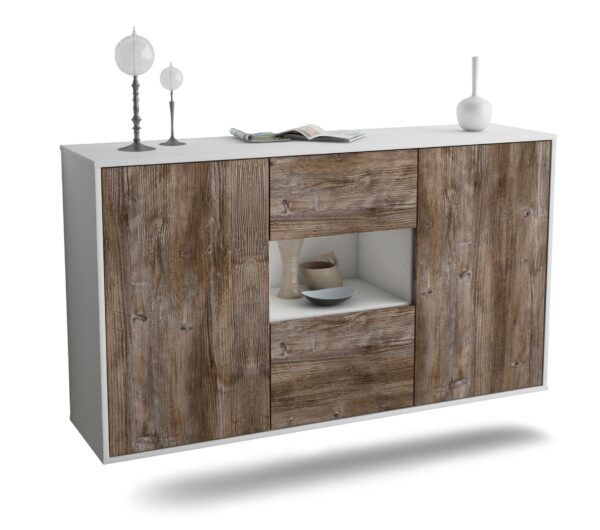 Sideboard Tallahassee, Treibholz, hängend (136x79x35cm)