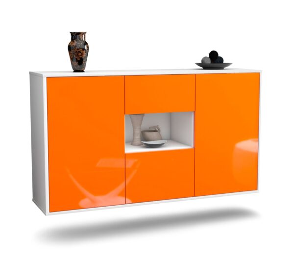 Sideboard Tallahassee, Orange, hängend (136x79x35cm)