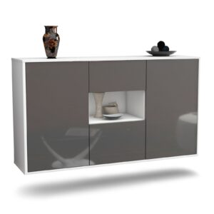Sideboard Tallahassee, Grau, hängend (136x79x35cm)