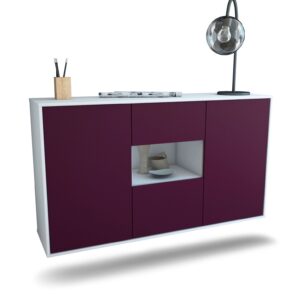 Sideboard Tallahassee, Lila, hängend (136x79x35cm)