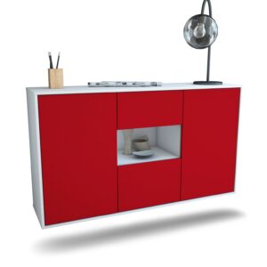 Sideboard Tallahassee, Bordeaux, hängend (136x79x35cm)